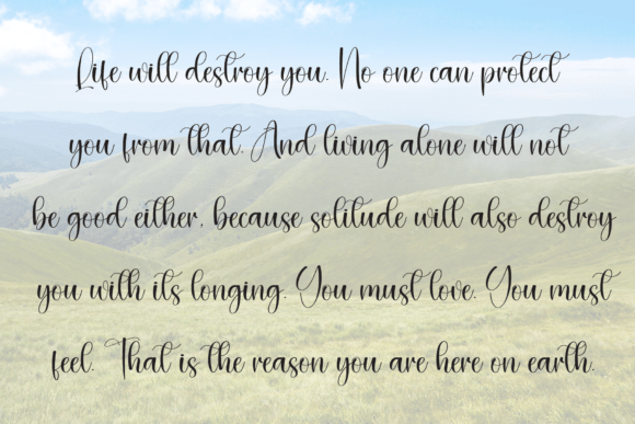 Birthstone Font - Preview 5