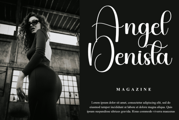 Black Vintage Font - Preview 1