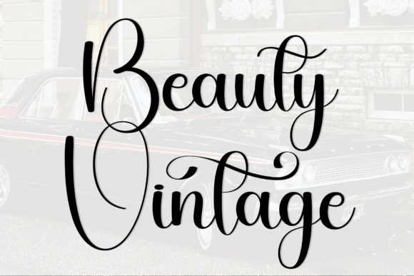 Black Vintage Font - Preview 6