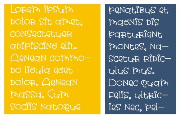 Bread and Cheese Font - Preview 2