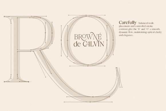 Browne De Calvin Font - Preview 1