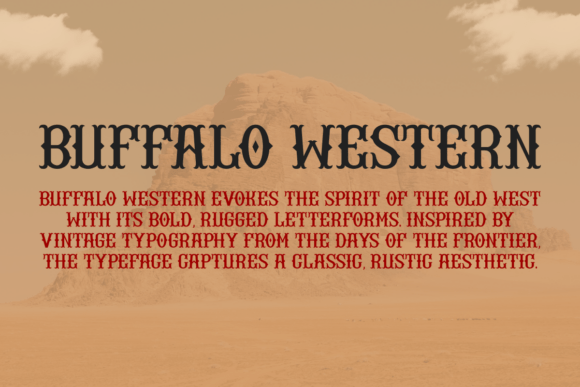 Buffalo Western Font - Preview 1