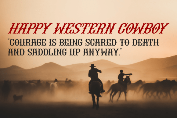 Buffalo Western Font - Preview 2