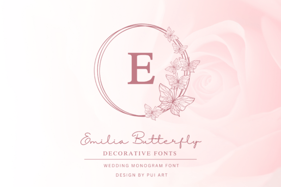 Love Pulse Monogram Font by Pui Art · Creative Fabrica