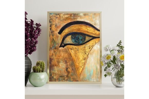 Eye of Horus Wall Art Print