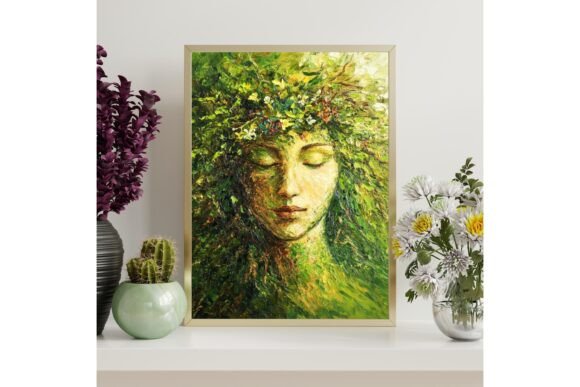 Gaia Earth Goddess Wall Art