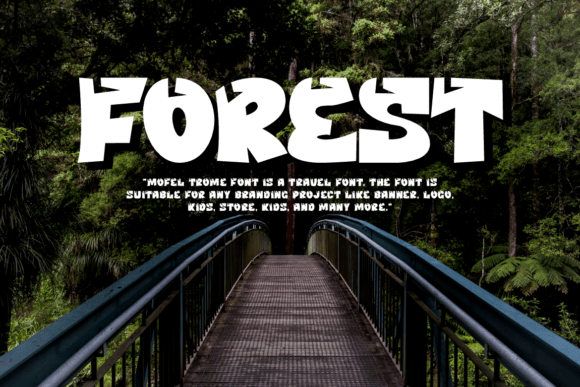 Mofel Trome Font PNG with transparent background - Preview 2