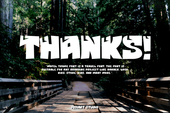 Mofel Trome Font PNG with transparent background - Preview 6