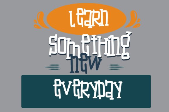 Neuropathy Font PNG with transparent background - Preview 4