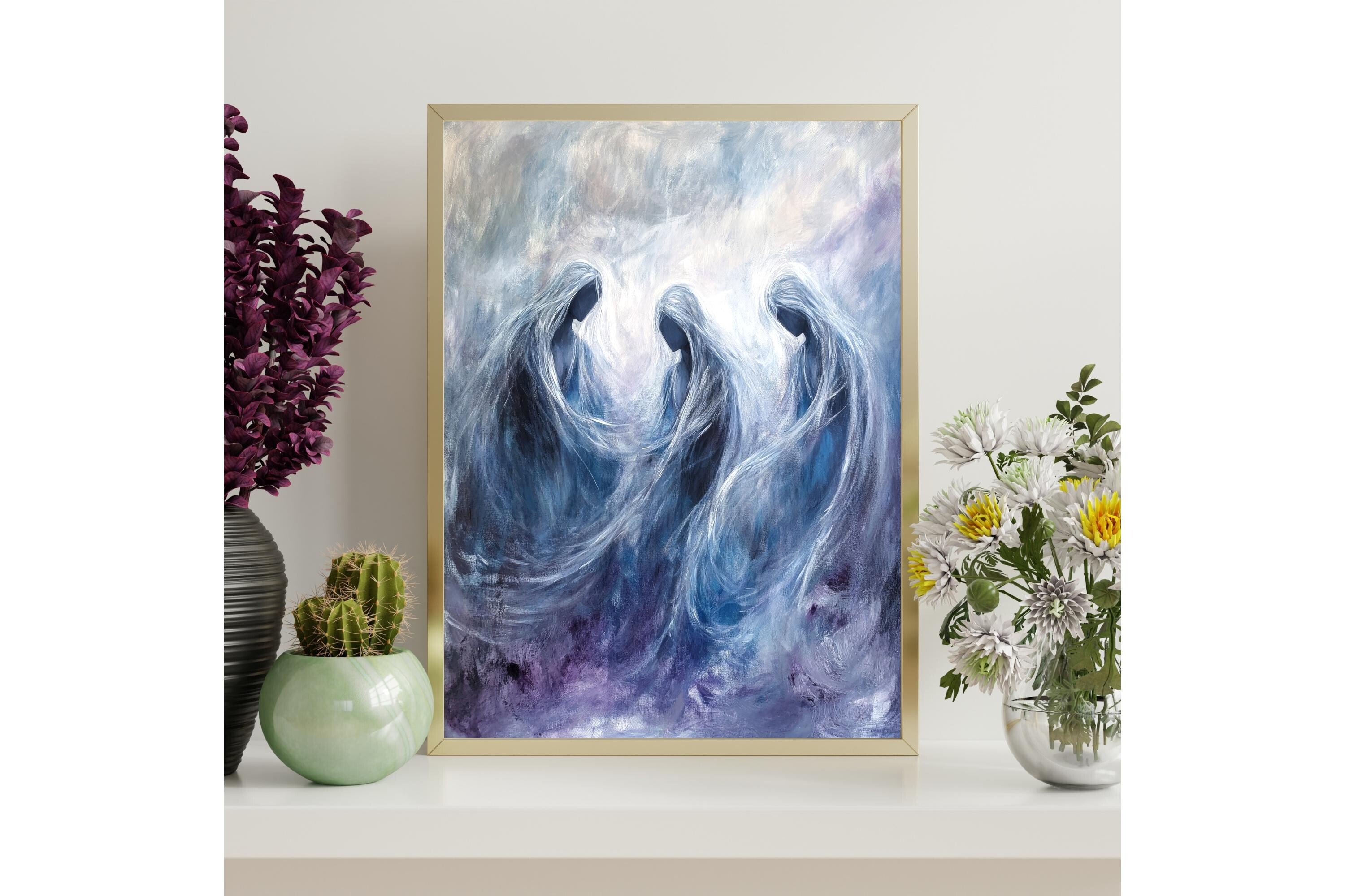 Norns Fate Goddesses Printable Wall Art