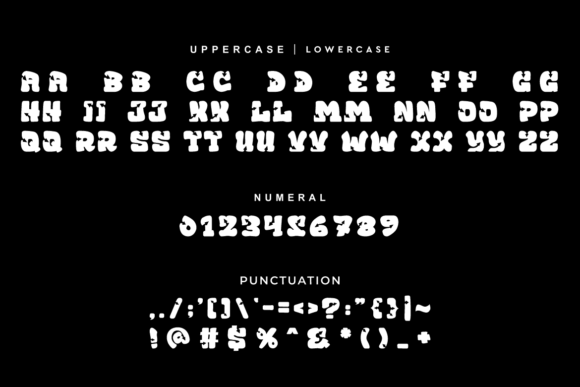 Owick Erfow Font PNG with transparent background - Preview 4