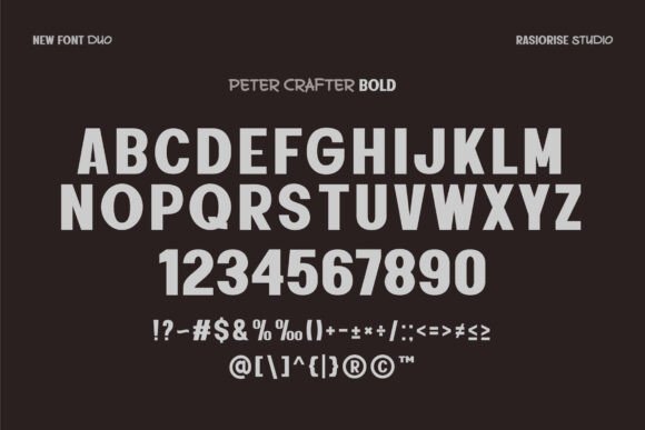 Peter Crafter Font PNG with transparent background - Preview 4