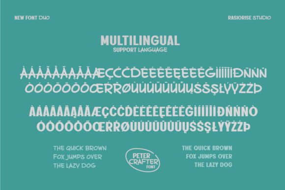 Peter Crafter Font PNG with transparent background - Preview 6