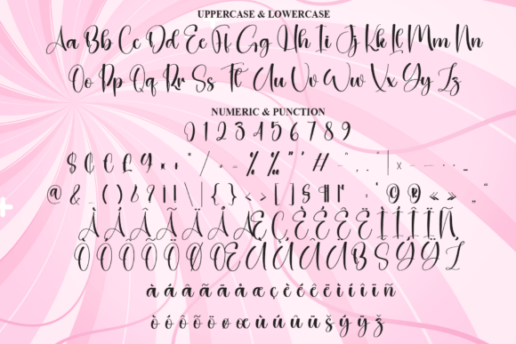 Pinky Slinky Font PNG with transparent background - Preview 6