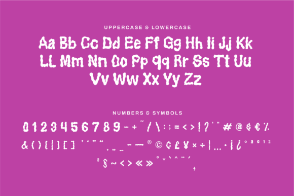 Plumpy Bold Font PNG with transparent background - Preview 5