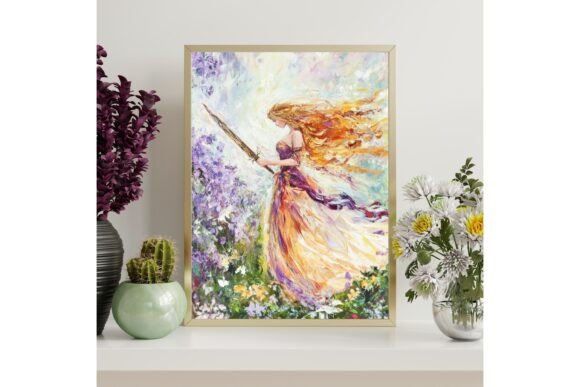Printable Freya Goddess Wall Art