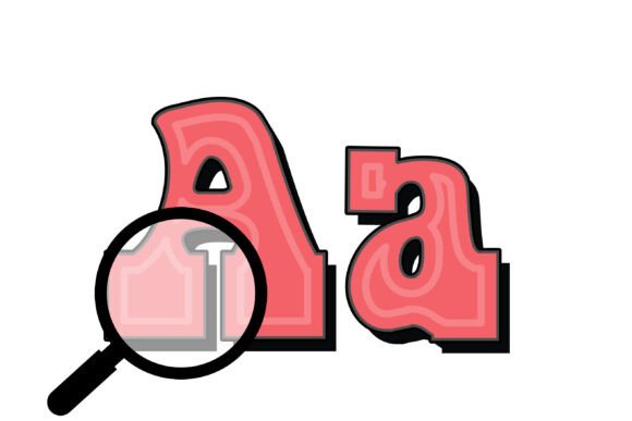 Rainbow Moves Font PNG with transparent background - Preview 3