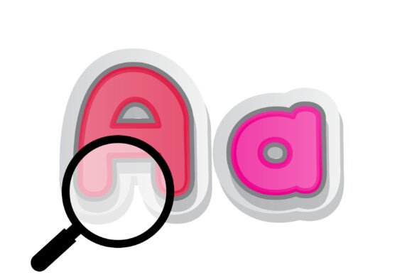 Rainbow Puffs Font PNG with transparent background - Preview 3