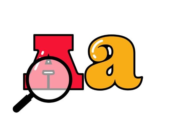 Rainbow Toonz Font PNG with transparent background - Preview 5