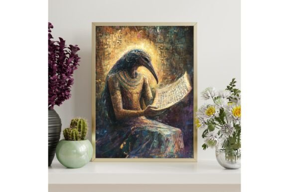Thoth Egyptian God Decor