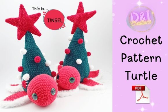 Turtle Crochet Pattern Amigurumi Xmas