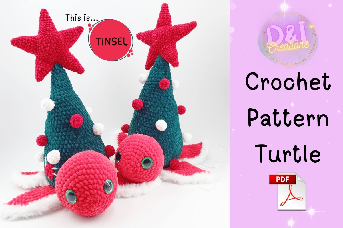 Turtle Crochet Pattern Amigurumi Xmas