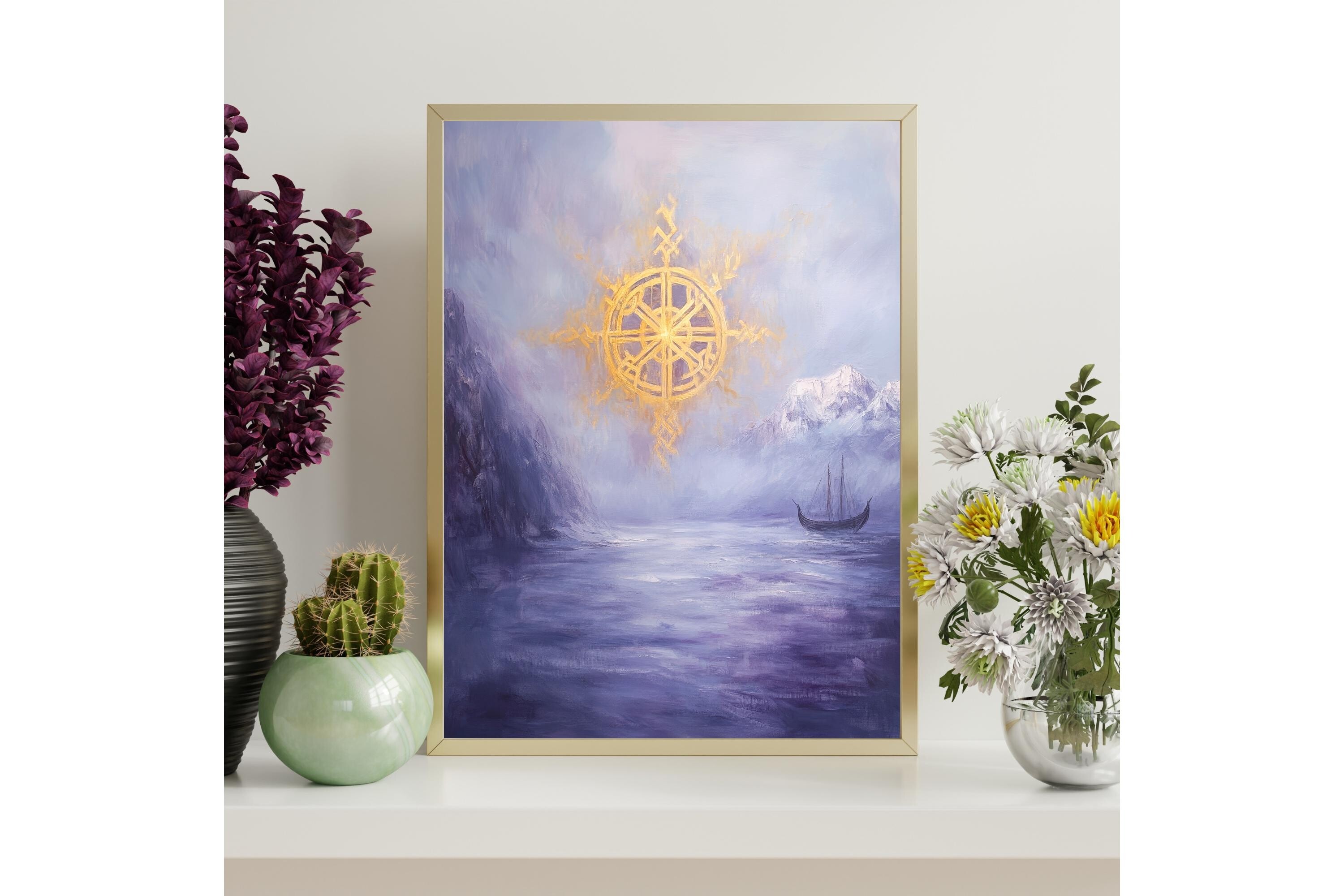 Viking Compass Printable Wall Art