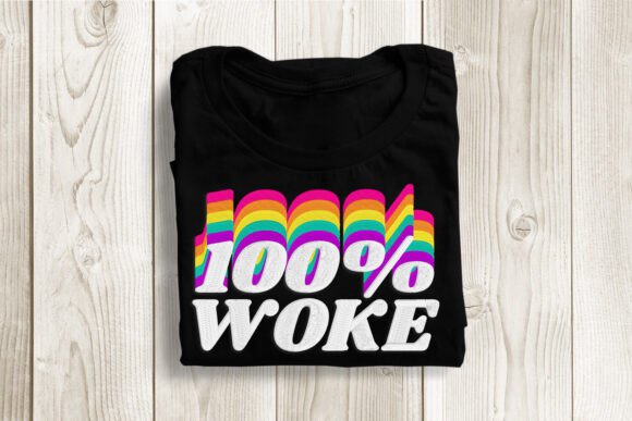 100% Woke Embroidery