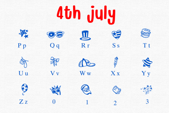 4th July Font - Preview 2
