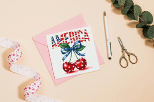 4th of July America Coquette Cherry Png Graphic by Artistic Revolution ...