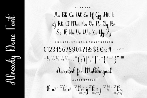 Already Done Font - Preview 3