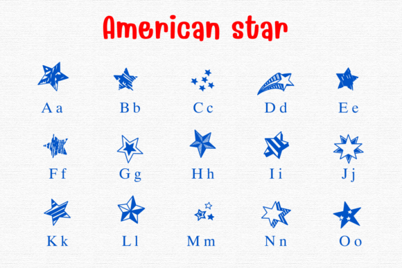 American Star Font - Preview 1