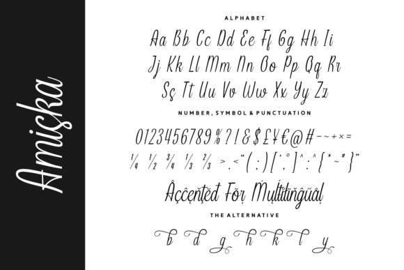 Amiska Font - Preview 3