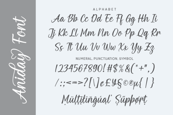 Aniday Font - Preview 3