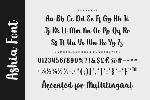 Ashia Font - Preview 4