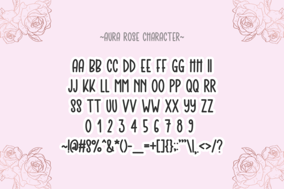 Aura Rose Font - Preview 5