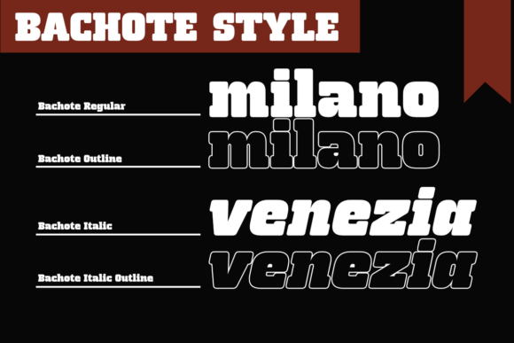 Bachote Font - Preview 2