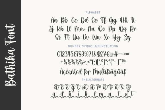 Bathika Font - Preview 3