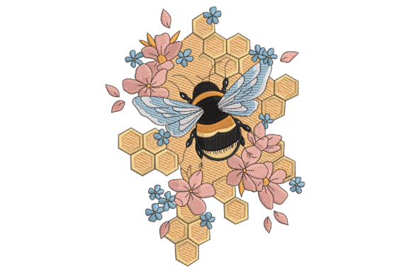 Bee and Honeycomb
