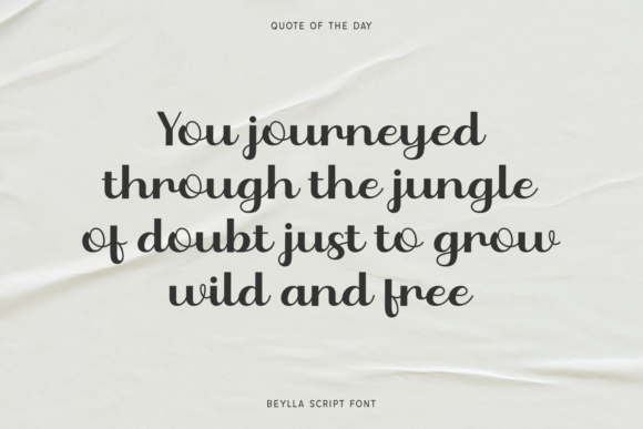 Beylla Font - Preview 1