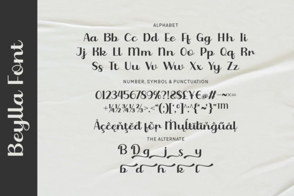 Beylla Font - Preview 3