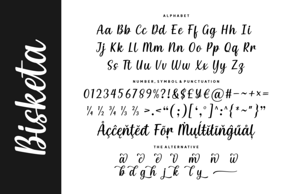 Bisketa Font - Preview 4