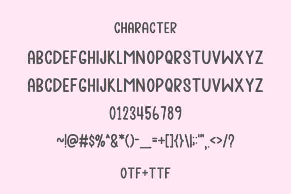 Bunny Picnic Font - Preview 5