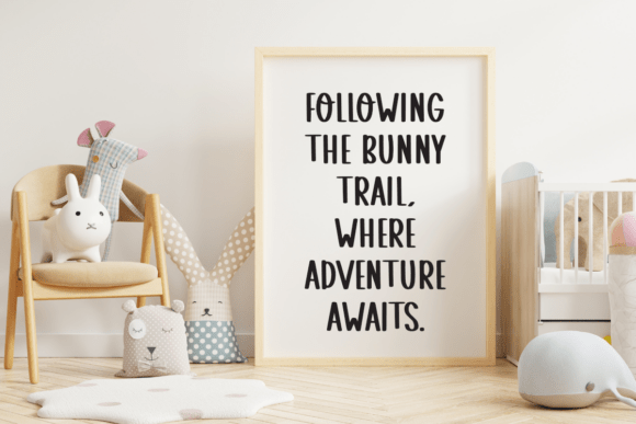 Bunny Trails Font - Preview 1