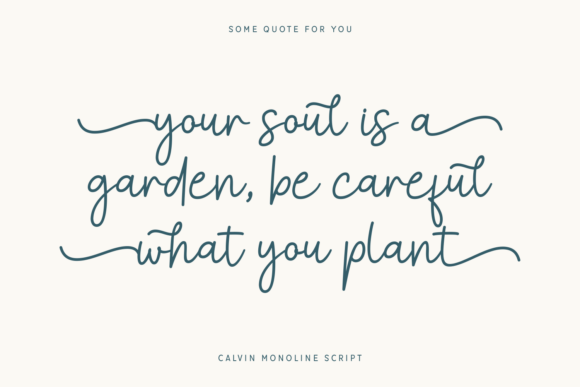 Calvin Font - Preview 1