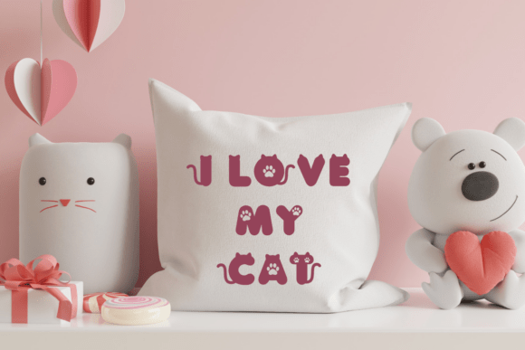 Cat Meow Font - Preview 4