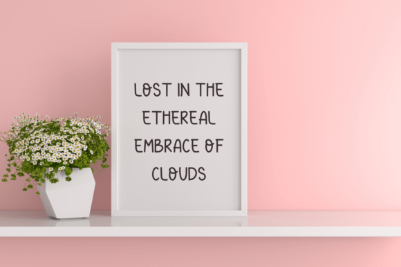 Cloud Dreams Font - Preview 3