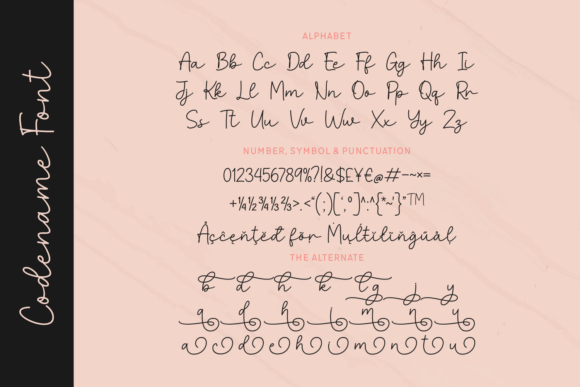Codename Font - Preview 3