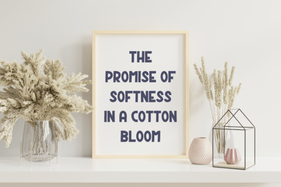 Cotton Bloom Font - Preview 1
