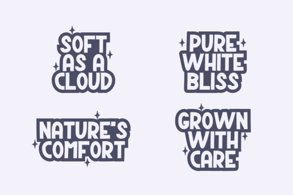 Cotton Bloom Font - Preview 2